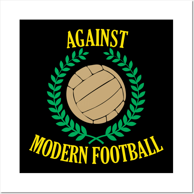 Vintage Against Modern Football Hooligan Skinhead Aesthetic Casual Wall Art by dewinpal